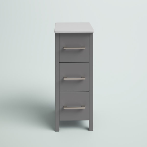 Wade Logan® Arroyos Solid Wood Freestanding Bathroom Cabinet & Reviews ...